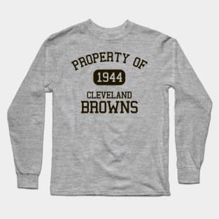 Property of Cleveland Browns Long Sleeve T-Shirt